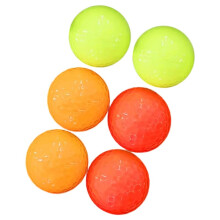1 Schachtel mit 6 Fluoreszierenden Golfbällen, Zweilagig, 3 Farben, Wiederverwendbar, Ideal für Golfsport