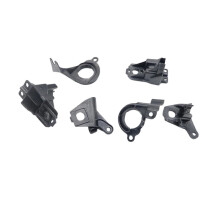 1 Paar Autokoplamp Reparatieset Zwarte Plastic Beugel 89A998057 89A998058 voor Q4 2021