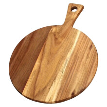 Holzschneidebrett mit Griff, Geeignet für Küche, Fleisch, Brot, Servieren, Schneiden Von Gekochten Speisen