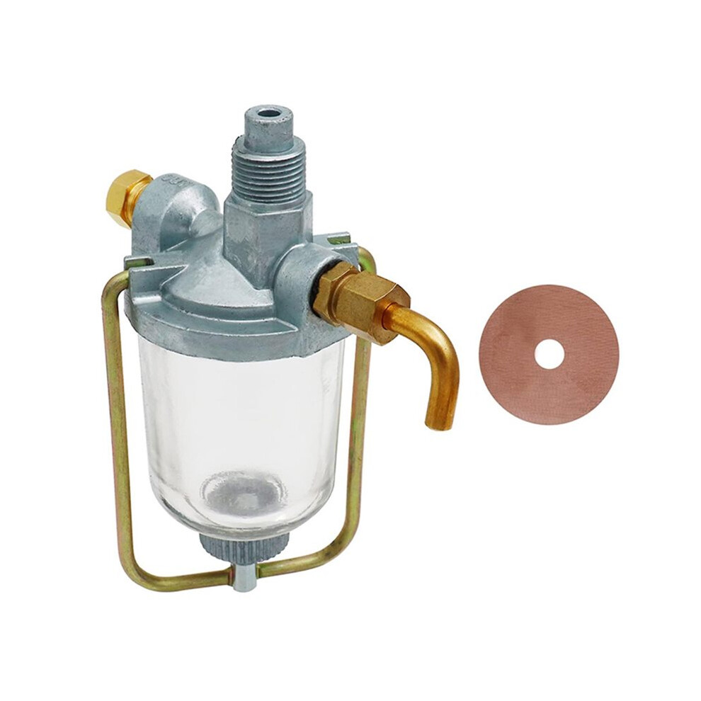 370832R91 Fuel Filter Sedimentation Bowl Assembly Glass Fuel Settling Cup For Ih For Farmall H M 350 400 450 I6 Tractor 4713584472717