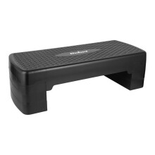 Aerobic- ja fitness-askelma - REBEL - RBA-3227-BK - 68 x 28 cm - 3 korkeutta - Liukumaton pinta