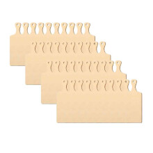 40pcs Wooden Cutting Board with Long Handle, Small Chopping Board Set for Thanksgiving Cheese Charcuterie Serving