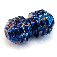 Duimknoppen/Drukpinnen van Titanium Damaststaal voor Vouwmesjes met een Gat van 4 mm, Lichtgewicht en Duurzaam Gereedschap R9CA