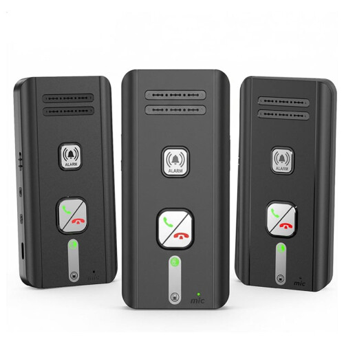 2 Way Wireless Intercom System,1600ft Long Range,Auto Answer,Expandable to 6 Units,Magnetic Wall Mount,30-Day Battery
