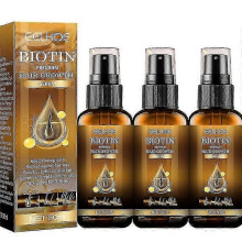 3x Biotin Hair Growth Spray Anti Hair Loss Fast Regrowth Scalp Treatment Serum