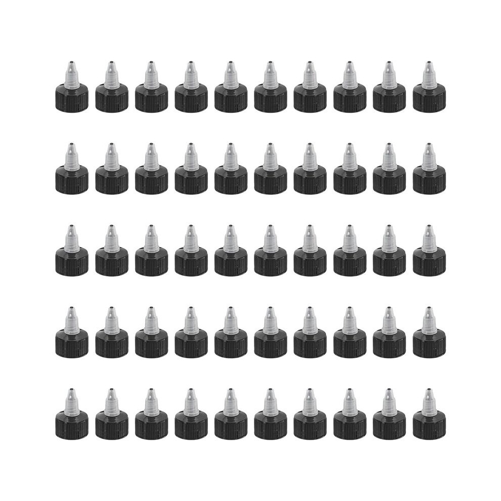 Twist Bottle Caps, 50Pcs 28-410 Squeeze Bottle Cap Replacement Caps For Water Glue Dispensing Bottles Dispensing Caps 6032687777351