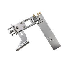 1PC Senza Timone 110Mm Timone Ad Assorbimento D'Acqua Timone nel Alluminio Timoni di Aspirazione + Coda 4Mm Staffa per Albero per CAT RC Jet Boats