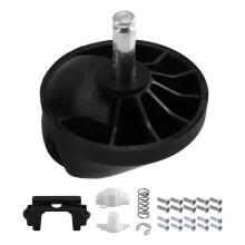 Roda Universal A Vácuo para X50 Ultra Completa/X50 Ultra Peças de Reposição Roda Giratória Roda Guia 1 Peça
