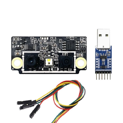 Access Face Recognition Module AI Onboard Binocular Camera with Cat'S-Eye View Live Body Detection