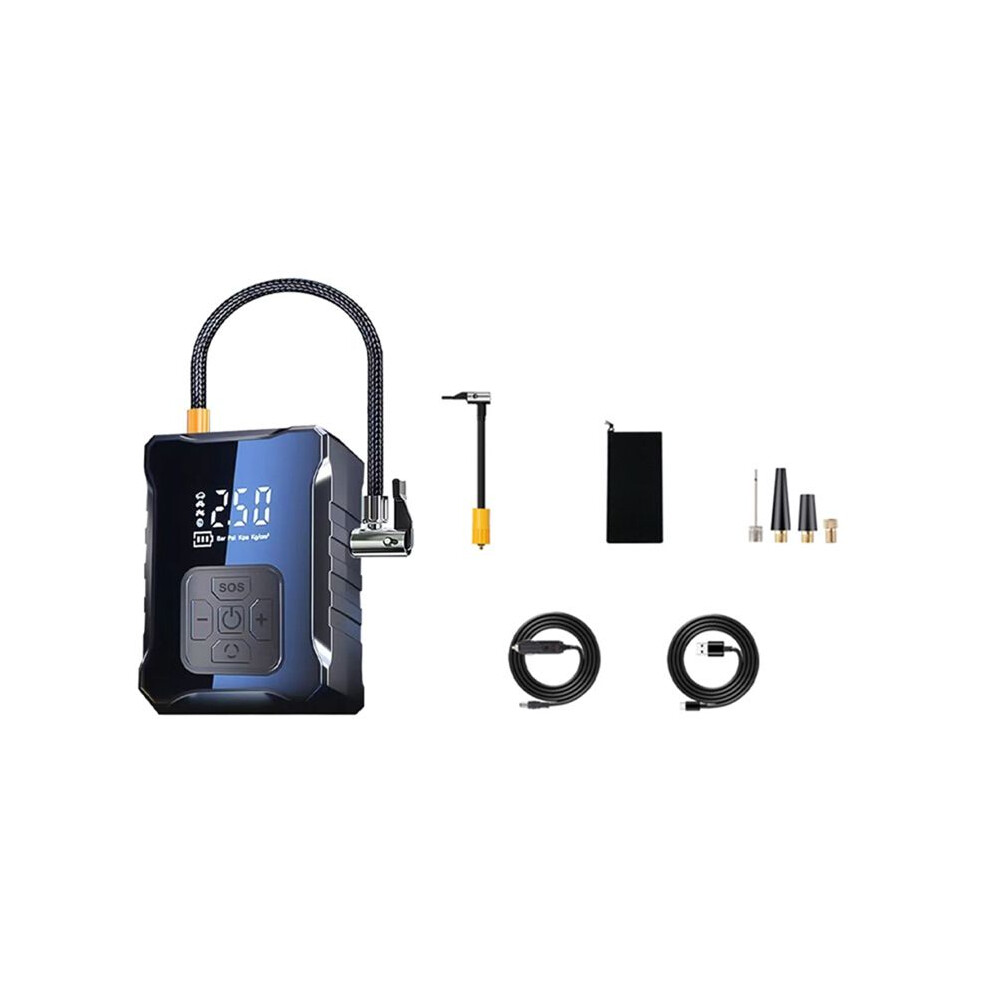 Wireless Inflation Pump Portable Electric Tire Inflator Pump With Led Lighting For Motorcycle Bicycle Boat Tyre Balls 4712817867337