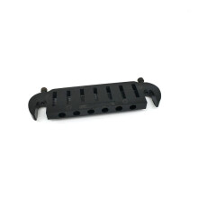 Chevalet de Guitare RéGlable, Petit Cordier IntéGré pour PièCes de Guitare éLectrique de Style LP, Noir