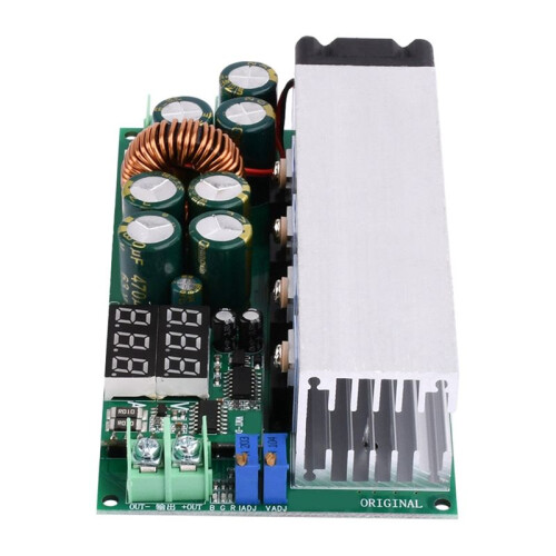 DC12-80V 20A Step-Down Power Module Current Constant Voltage Voltage Current Display 600W Buck Converter Module