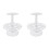2X Double Couches 24 Trous Porte-CôNes de CrèMe GlacéE Support DéCoration Cuisson Support de PréSentoir de Cupcake 1