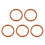 5X For- E31 E39 E46 E65 323I Z8 Engine Oil Level Sensor O-Ring 12611744292 1