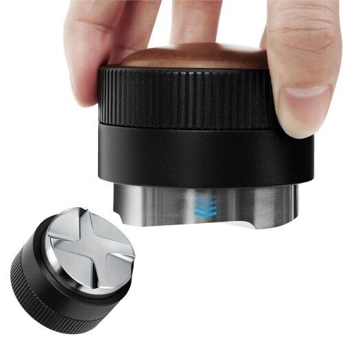 Gravity Adaptive Espresso Distribution Tool with 304 Stainless Steel 4 Blade Base 58mm 2