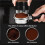 Gravity Adaptive Espresso Distribution Tool with 304 Stainless Steel 4 Blade Base 51mm 6