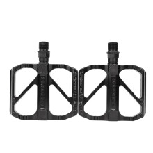 PROMEND Pedal de Bicicleta R27 Liga de AlumíNio DU Rolamento Antiderrapante Mountain Road Mountain Bike Pedaleira AcessóRios para Ciclismo, Preto