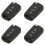 4X 3 Button Keyless Entry Remote Control Folding Flip Car Key Fob Shell Case Combo Compatible with  I20 I30 1