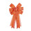 Pompoenstrikversiering – Oranje buffelruitlint 1