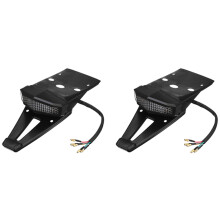 2X Motorrad Heckkotflügel Bremse Rücklicht Kennzeichenleuchten Dirt Bike