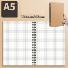 A5 Brun Kraft Skissblock – Mjukt Pärm Tomt Journal