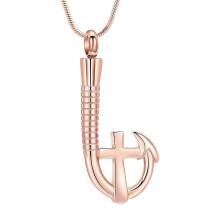 Stainless Steel Pet Cremation Jewelry Memorial-rose gold