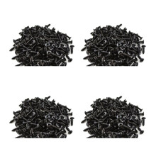 400Pcs Schwarz Guitar Pickguard Schrauben für Strat / Tele E-Gitarre Bass