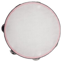 3Stück 8-Zoll-Musical Tambourine Tambourine Drum Round Percussion Geschenk für KTV Party Rot