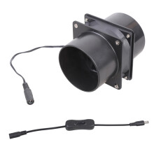 12V 0.4A Double Pipe Brushless Exhaust Fan 3800 RPM for DIY