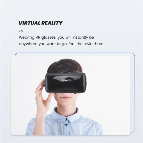 VR Virtual Reality 3D Glasses Box Stereo VR for  Cardboard Headset Helmet for IOS Android(G06 ) 2