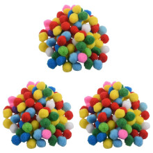 300 Stück Mischfarbe Soft Fluffy Pompons für Kinder Handwerk, 20mm