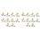 20Pcs Set Manual Tile Locator Wall Tiles Height Regulator Adjustment Positioner Leveler Rising Construction Tools 1