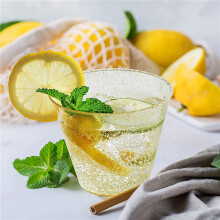Gold Plastik Becher Durchsichtige Plastik Wein Gläser, Ausgefallene Einweg Hart Plastik Becher mit Gold Glitter für Party Becher 100 Stück