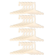 Wooden Kids Hangers, 20Pcs Baby Coat Hanger for Clothes 9In Kids Baby Toddler Children Wooden Hangers, for Clothes&Pants