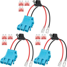 3X 12 AWG Kabelbaumstecker Ersatz, Kompatibel mit Peg-Perego 12 V SLA Batterie Aufsitzauto Spielzeug