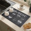 2-Pack Dish Drying Mat, Super Absorbent Dish Drying Mat,for Kitchen Counter, Fit Under Espresso Machine (Letter Print) 6