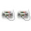 2X DIY Electronic Kit  Speaker Music Spectrum Soldering Practice LED Flash Display Soldering Project Practice B 1