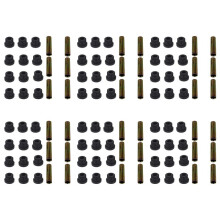 6Set för Club Car Busing Kit, Cart Bakre Bladfjäder Bussning Kit för EZGO TXT/Medalist Gas/Electric 1015583 1012303