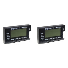 2X Vérificateur de Capacité de Batterie Numérique RC CellMeter 7 Cellmeter-7 pour LiFe Li-Ion NiMH Nicd avec Fonction D'Équilibrage