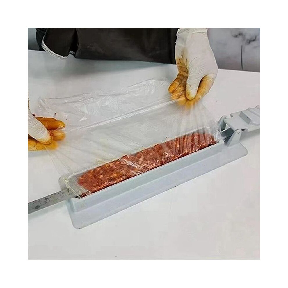 4Pcs Kebab Maker Bbq Meat Skewer Machine Reusable For Kebab Press Maker Barbecue For Kitchen Grill Accessories,White 6031866422761