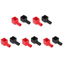5 Pair Red+Black Car Battery Terminal Covers Insulation Caps Positive+Negative Prevent Alkali From Creeping Outward