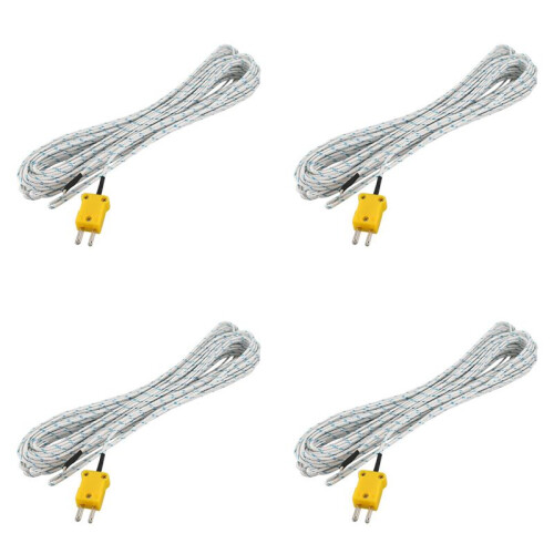 4X -50-250 Celsius K Type 10M Cable Temperature Sensor Thermocouple Probe