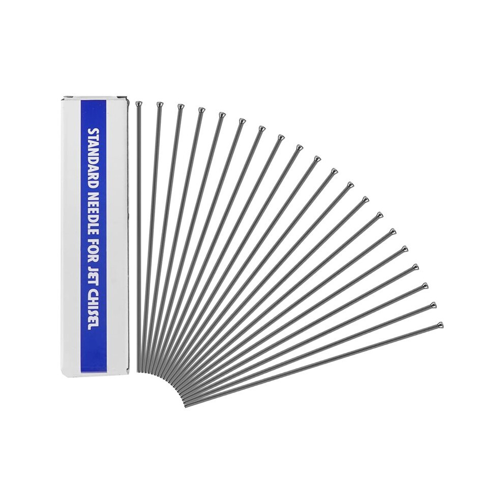 100Pcs Heavy Duty Manganese Steel Descaling Needles 3X180mm For Pneumatic Electric Needle Scaler 6031144150270