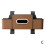 (Brown) Multifunctional Car Storage Box Seat Back Storage Box Hanging Smart Partition 1