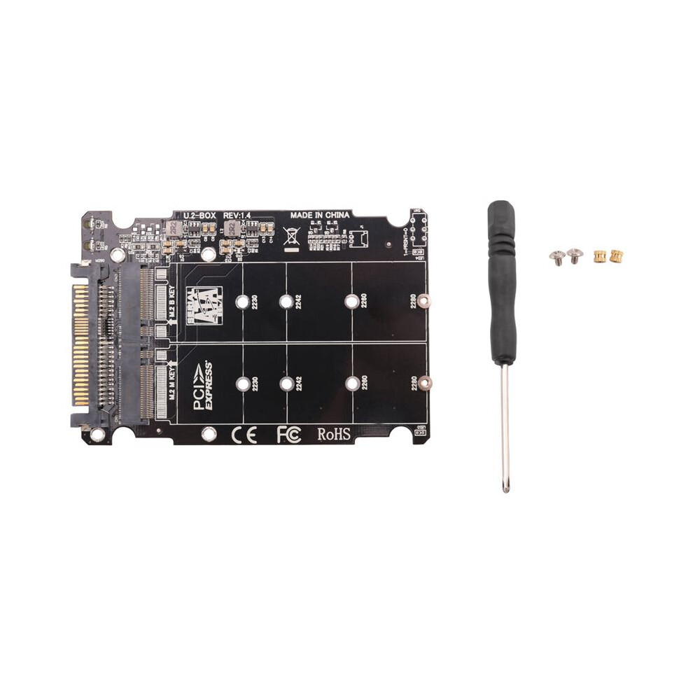 10X 2 In 1 M.2 Nvme U2pcb M.2 Nvme Ssd Key M Key B Ssd To U.2 Sff-8639 Adapter Pcie M2 Converter Desktop Computer 4711967933008