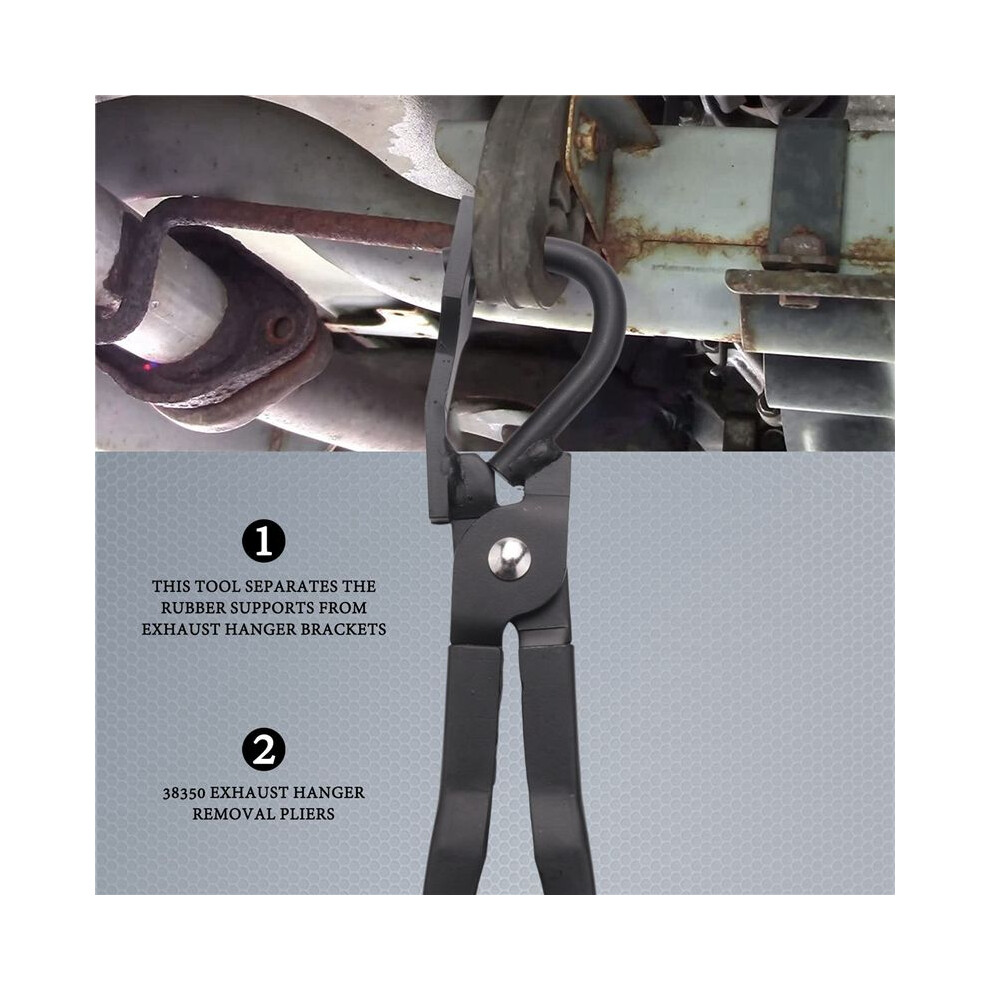 3X 38350 Exhaust Hanger Removal Pliers For Automotive Tool For Car Universal Auto Accessories Parts Black 6031982838378