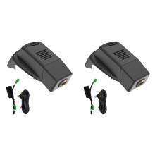 2X 2160P DVR Dashcam Recorder Cam 4K UHD Recorder Cameras Auto Hidden Wifi 24H Monitor for S90 V90 XC60 2017-2020