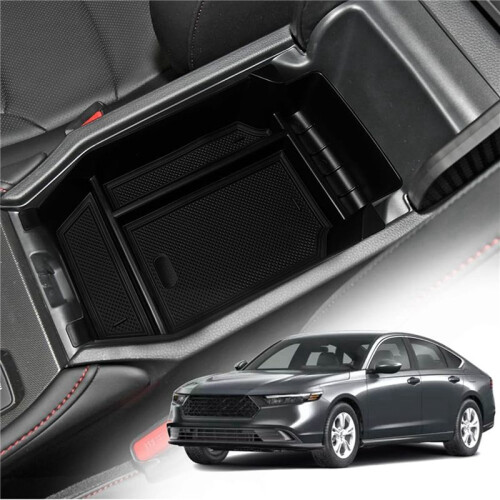 2X Armrest Storage Box for 2023  Accord Center Console Organizer Insert Interior Accessories