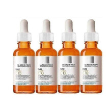 (4) La-Roche Posay PURE VITAMIN SERUM ,Anti-Wrikle Concentrate Radiance Renovating,Anti-Oxidant 30ml