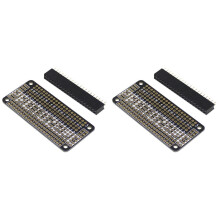 2X Förlängningsbräda för Raspberry Pi Zero Gpio Hole Board Svetsbräda Pcb Board Bread Board Expansion Board